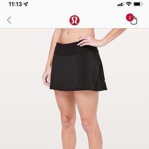 Lululemon play off the pleats skirt
